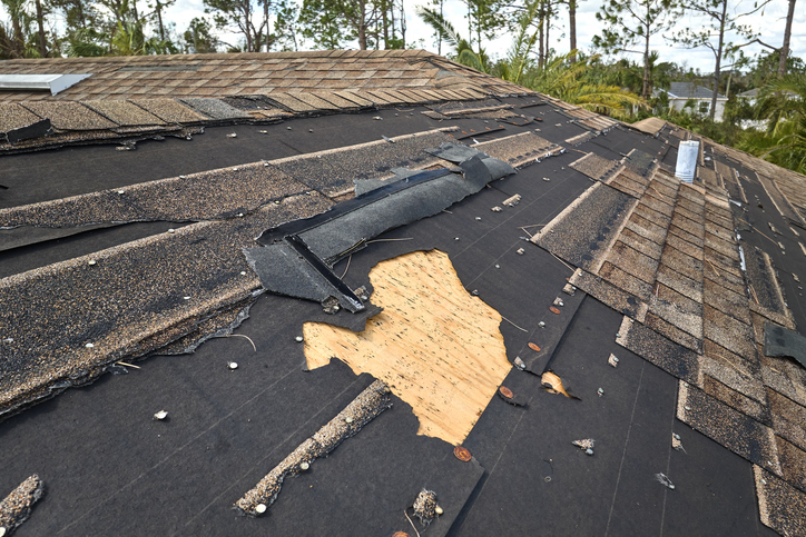 Hurricane Roof Damage