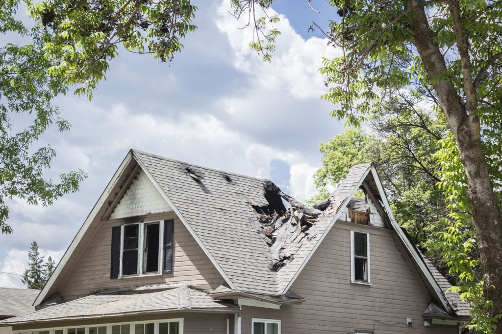 How Much Hail Damage to Replace Roof